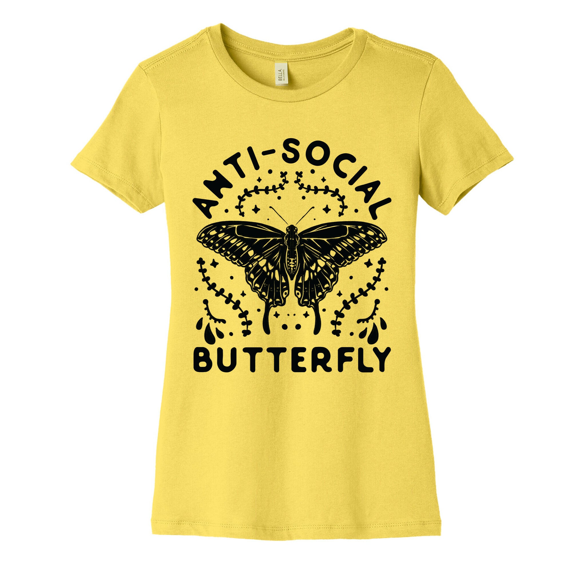 Anti-Social Butterfly Women's Cotton Tee
